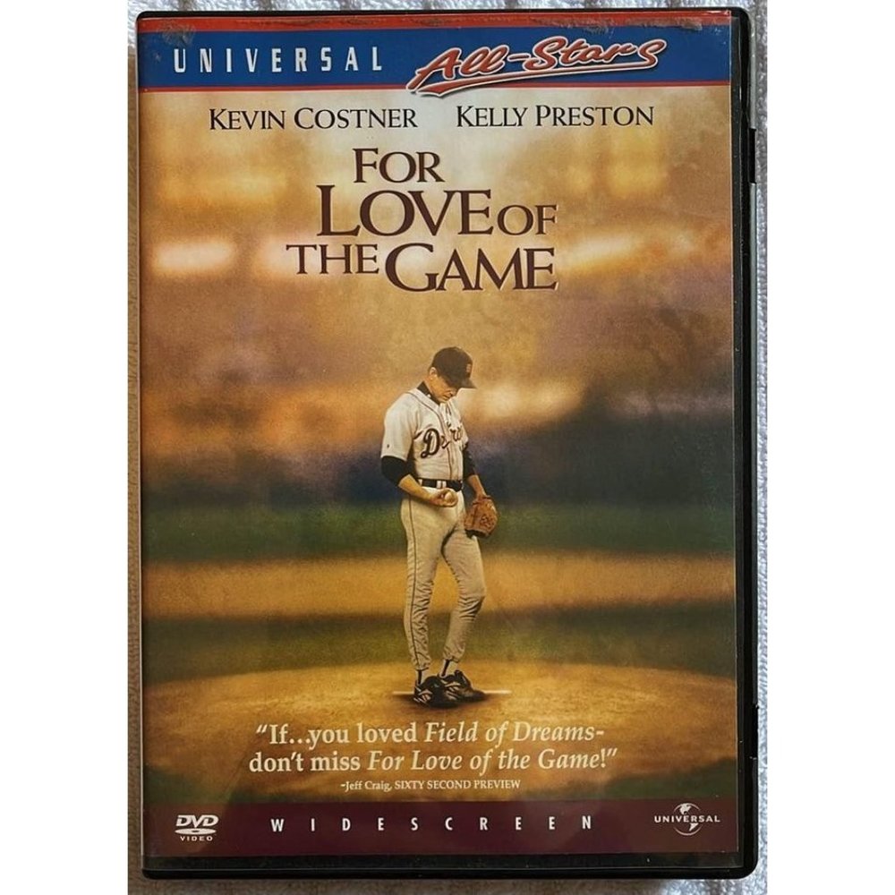 For Love of The Game (DVD, Widescreen) - Kevin Costner, Kelly Preston